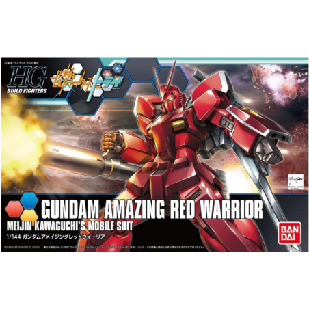 Gundam Model Kit: PF-78-3A Gundam Amazing Red Warrior HGBF 1/144