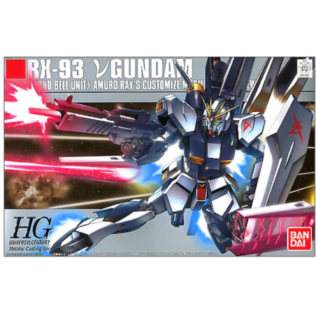 Gundam Model Kit: RX-93 ν ( Nu ) Gundam [ Metallic Coating Ver.