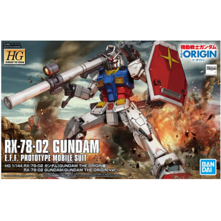 Gundam Model Kit: RX-78-02 Gundam The Origin HGGTO 1/144