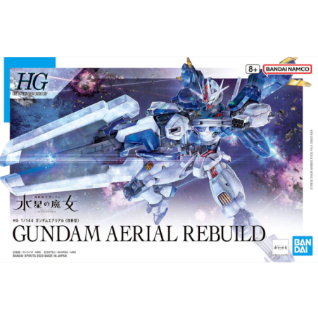 Gundam Model Kit: XVX-016RN Gundam Aerial Rebuild HGTWFM 1/144