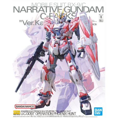 Gundam Model Kit: RX-9/C Narrative Gundam C-Packs Ver.Ka MG