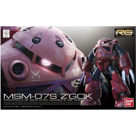 Gundam Model Kit: MSM-07S Z'Gok (Char Aznable's Use) RG 1/144