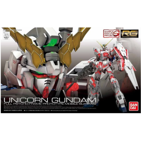 Gundam Model Kit: RX-0 Unicorn Gundam RG 1/144