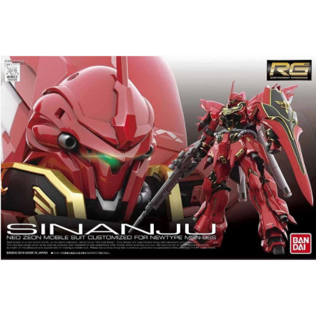 Gundam Model Kit: MSN-06S Sinanju RG 1/144