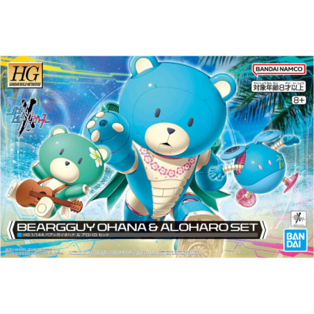 Gundam Model Kit: Beargguy Ohana & Aloharo Set HGBM 1/144