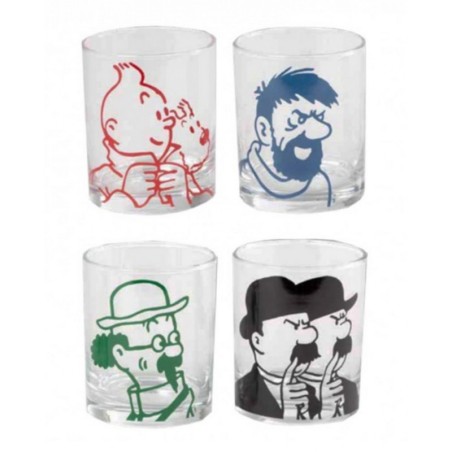 Tintin: Tintin and his friends glasses