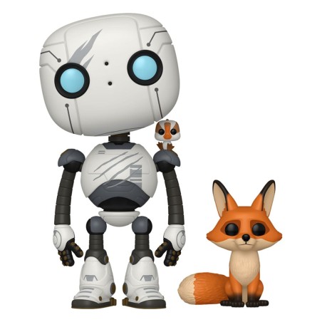 Funko Pop! Movies: Wild Robot - Roz with Brightbill & Fink