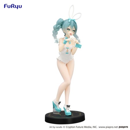 Hatsune Miku BiCute Bunnies PVC Statue Miku Rurudo White Color