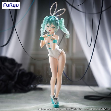 Hatsune Miku BiCute Bunnies PVC Statue Miku Rurudo White Color