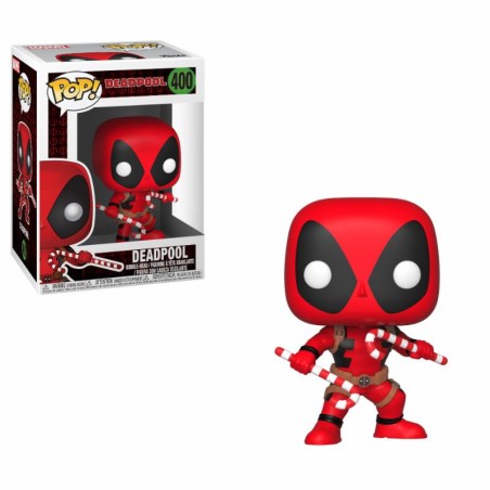 Funko Pop! Marvel: Deadpool with Candy Canes