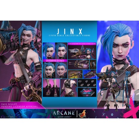 Hot Toys Arcane: Jinx 1/6 Scale Figure 27 cm