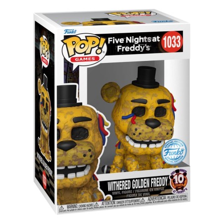 Funko Pop! Games: Five Nights at Freddy's: Withered Golden