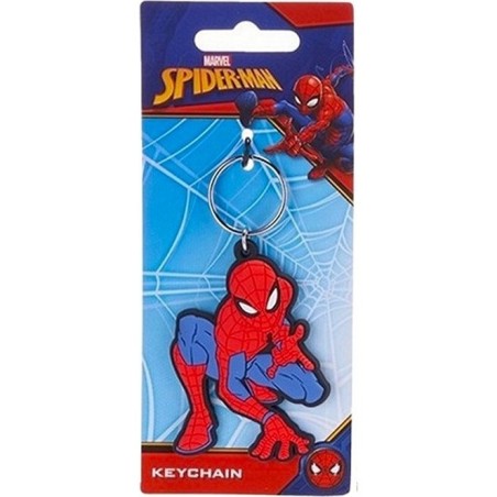 Marvel: Spider-Man Web Rubber Keychain