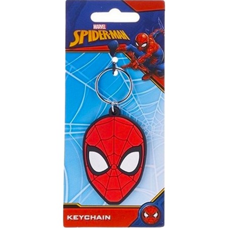 Marvel: Spider-Man Face Rubber Keychain