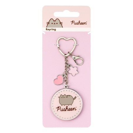 Pusheen: Metal Keychain Pink