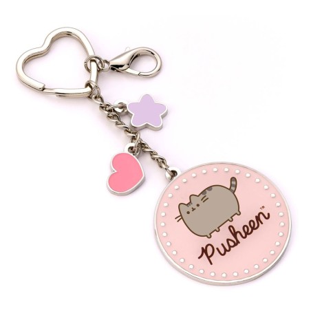 Pusheen: Metal Keychain Pink