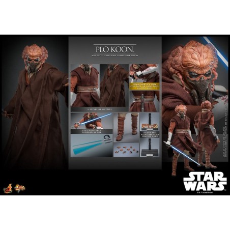 Hot Toys Star Wars: Plo Koon 1/6 Scale Figure 31 cm