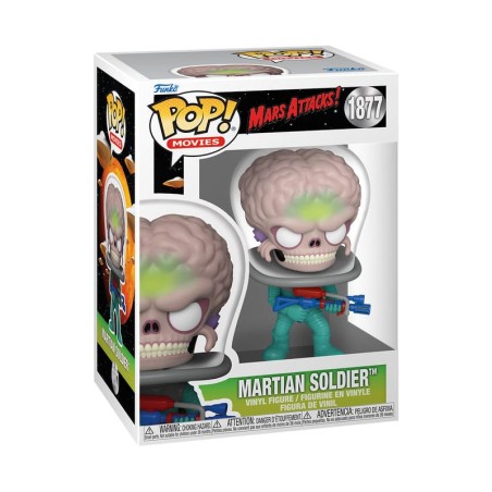 Funko Pop! Movies: Mars Attacks - Martian Soldier with gun