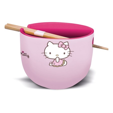 Hello Kitty Sanrio: Ramen Bowl with Chopsticks