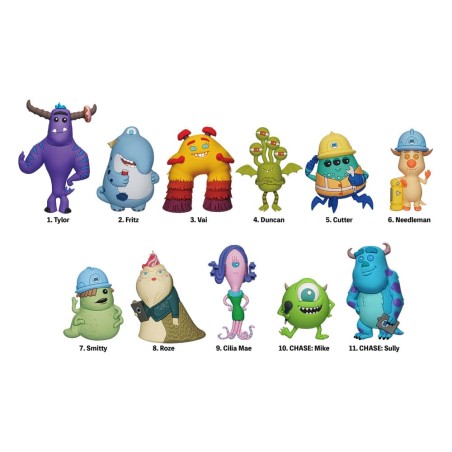 Disney: Monsters, Inc. Mystery 3D Bag Clip (1 stuk - 1 piece)