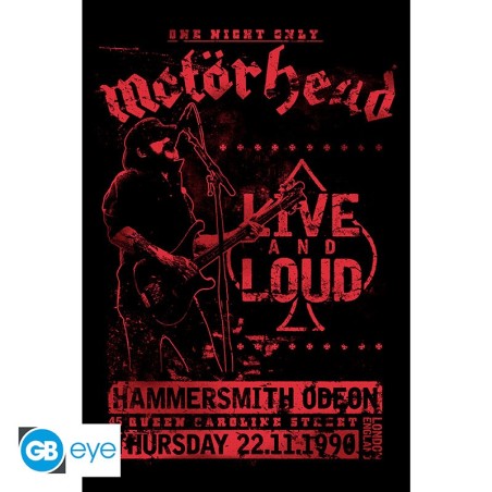 Poster: Motorhead - Live and Loud