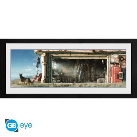 Framed Poster: Fallout - Garage 30 x 76 cm