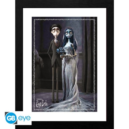 Framed Poster: The Corpse Bride - Emily & Victor 30 x 40 cm