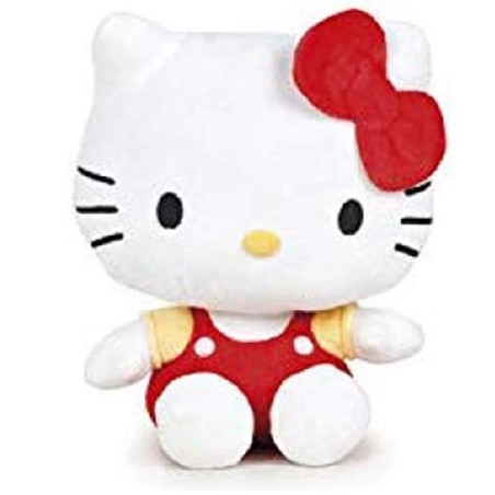 Hello Kitty: Sitting Plush Red 24 cm