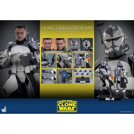 Hot Toys Star Wars: Clone Commander Wolffe (The Clone Wars) 1/6