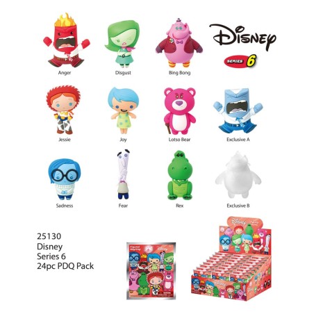 Disney: Pixar 3D Bag Clip (1 stuk - 1 piece)