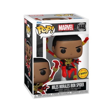 Funko Pop! Marvel: Miles Morales Iron Spider (Chase with soft