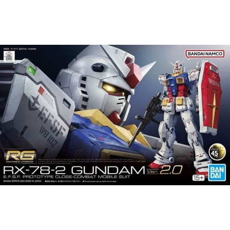 Gundam Model Kit: Real Grade - RX-78-2 Version 2.0 1:144 Scale