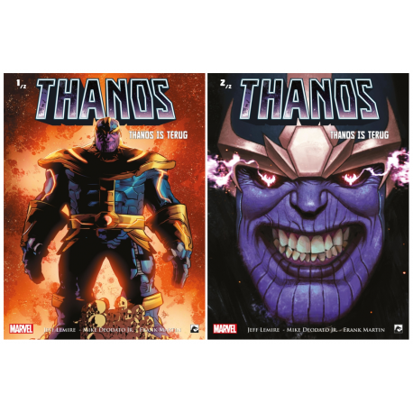 Buy Marvel Stripboeken: Thanos is Terug - Deel 1 & 2 (Nederlands), Dark ...