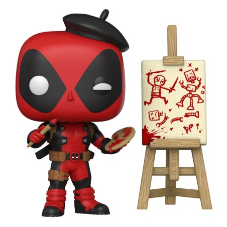 Funko Pop! Marvel: Artist Deadpool (Special Edition)