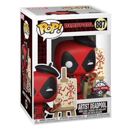 Funko Pop! Marvel: Artist Deadpool (Special Edition)