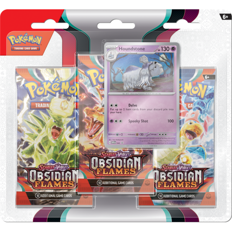 Pokémon: Scarlet & Violet Obsidian Flames 3-Pack Blister