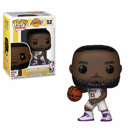 Funko Pop! Basketball: LeBron James (Lakers White Uniform)