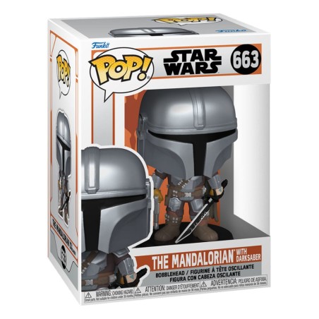 Funko Pop! Star Wars: The Mandalorian with Darksaber