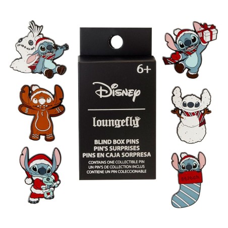 Loungefly Mystery Pin: Disney Stitch Holiday 3 cm (1 piece - 1