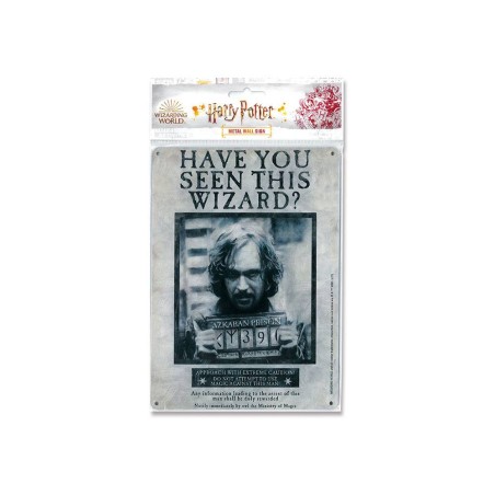 Harry Potter: Sirius Black Wanted Tin Sign 15 x 21 cm