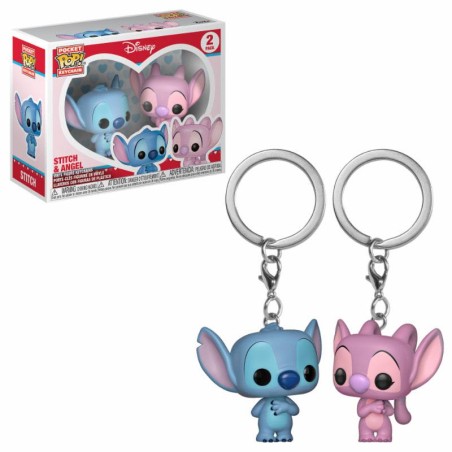 Funko Pop! Keychain: Disney - Stitch & Angel