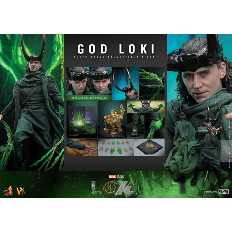 Hot Toys Marvel: Loki - God Loki 1:6 Scale Figure