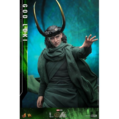 Hot Toys Marvel: Loki - God Loki 1:6 Scale Figure