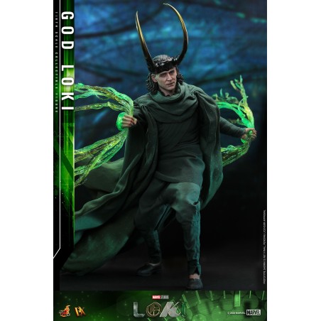 Hot Toys Marvel: Loki - God Loki 1:6 Scale Figure