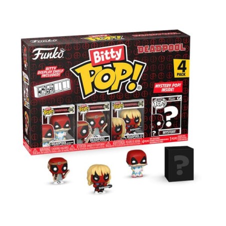 Funko Bitty Pop! Marvel: Deadpool 4-pack Sleepover