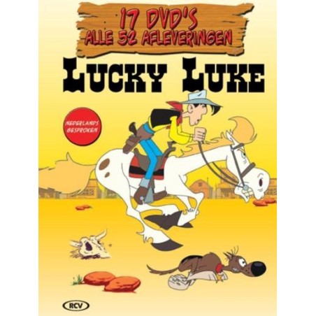 DVD: Lucky Luke 52 Avonturen op 17 dvd's - Used (NL)