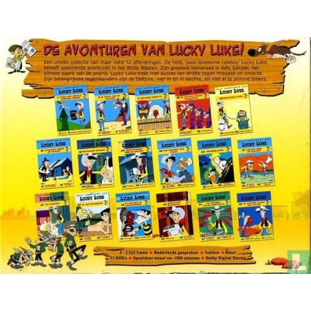 DVD: Lucky Luke 52 Avonturen op 17 dvd's - Used (NL)