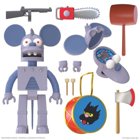 The Simpsons: Robot Itchy Ultimates Action Figure 18 cm