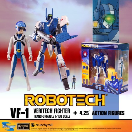 Robotech: Veritech Transformable Fighter 1:100 Scale and Pilot