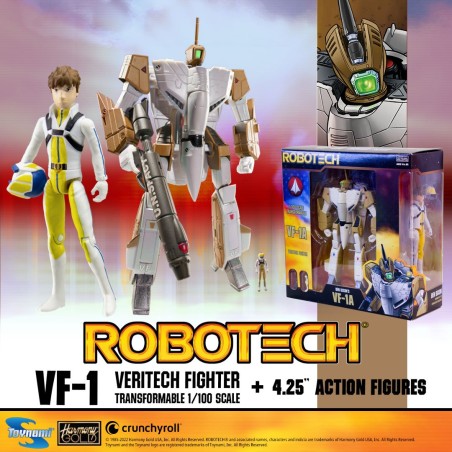 Robotech: Veritech Transformable Fighter 1:100 Scale and Pilot